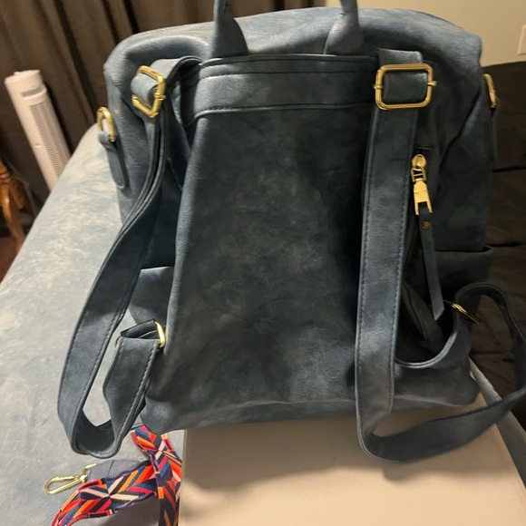 Itzy Ritzy Blue Backpack - Picture 4 of 4